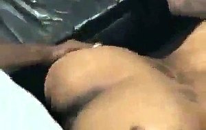 Black girl decimated by two guys in a threesome