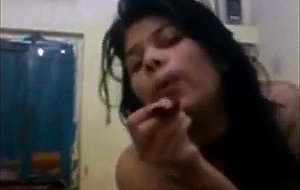 Chubby bangla girl masturbating on webcam