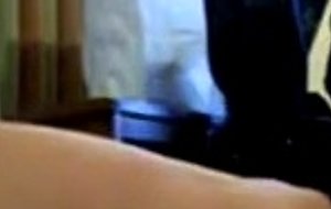Blonde babe with her sweet man enjoying honey oral sex at home