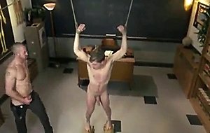 Big cock bdsm fucked by his biology teacher