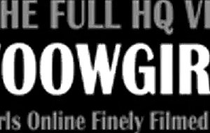 Naked teen blondie in sweet ass rides pecker