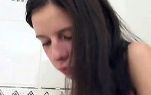 Beautiful brunette russian teen