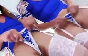 Two chicks sexing intense anal