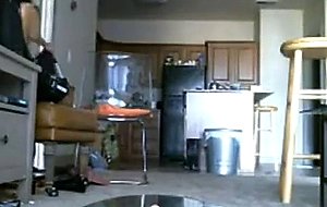 Sexy brunette with beautifull tits plays with her pussy and teases on cam