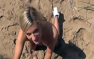 German babe fuck by river in daylight