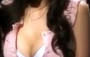 Busty brunette intense fuck on couch