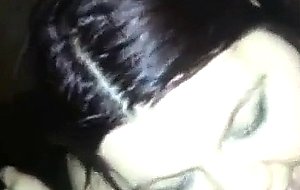 Chubby redhead with jumbo tits gets analed