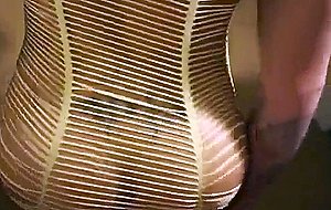 Busty blonde gives a bedroom bj