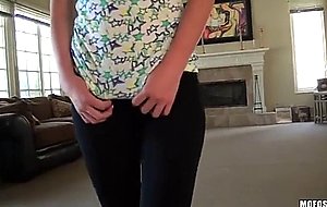 Big tit blonde chick Casi James...