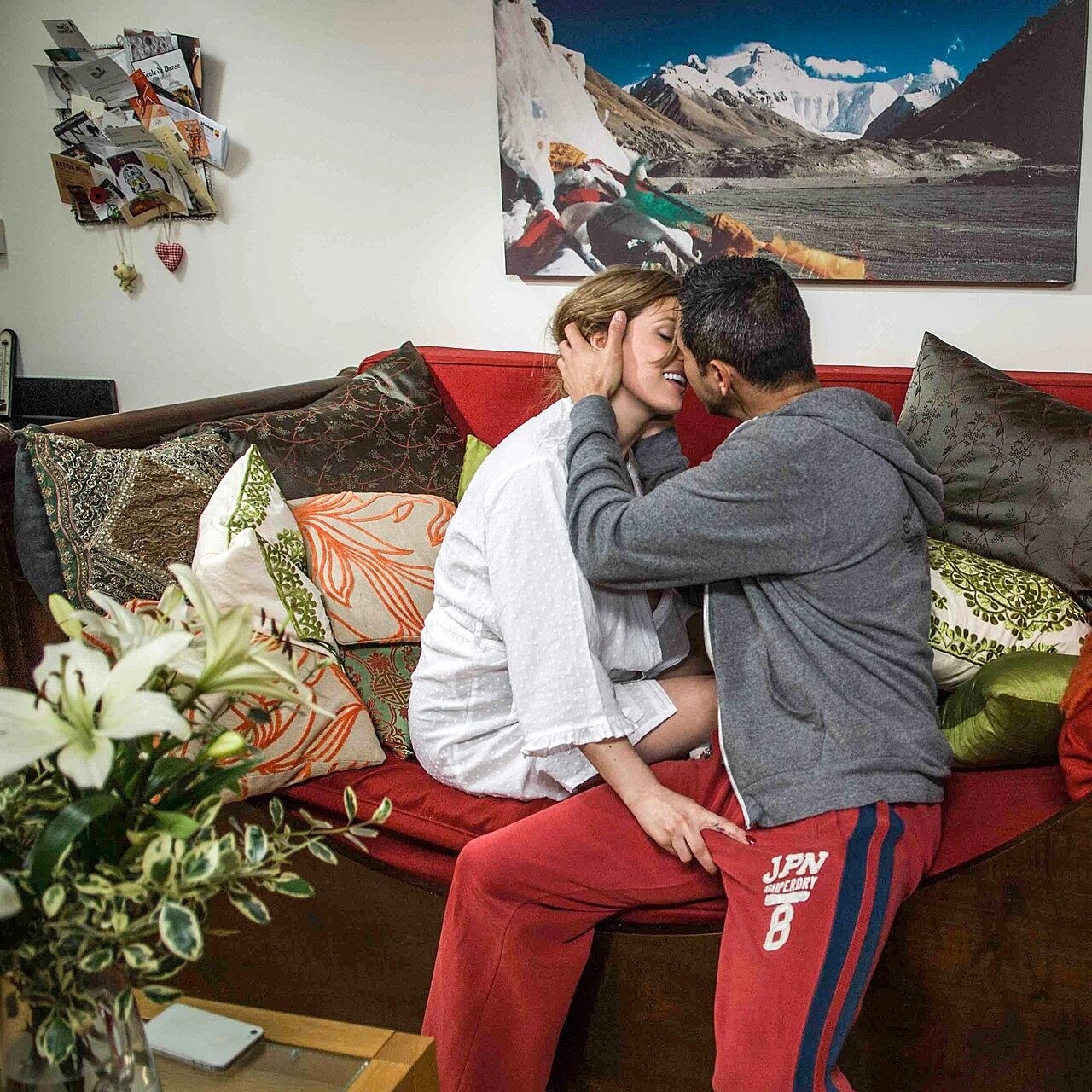 Lovely Amateur Models French Kissing And Posing At A Photoshoot, Luke Hotrod , Ava Dalush , Ryan Ry Erotic, European