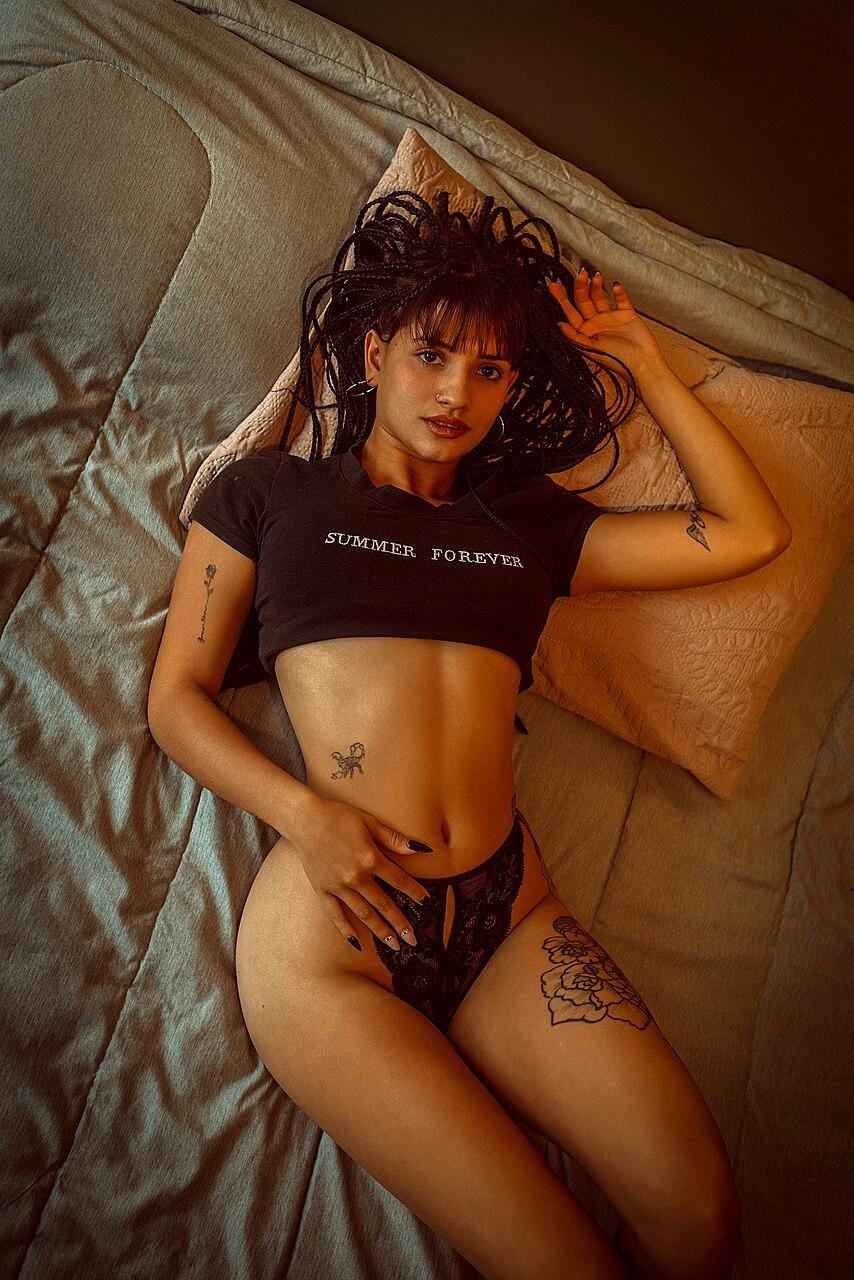 Sexy Only Fans Teen Carly Light Flaunts Her Amazing Ass In Hot Underwear Brunette, Cute, Natural-Tits, Tattoo