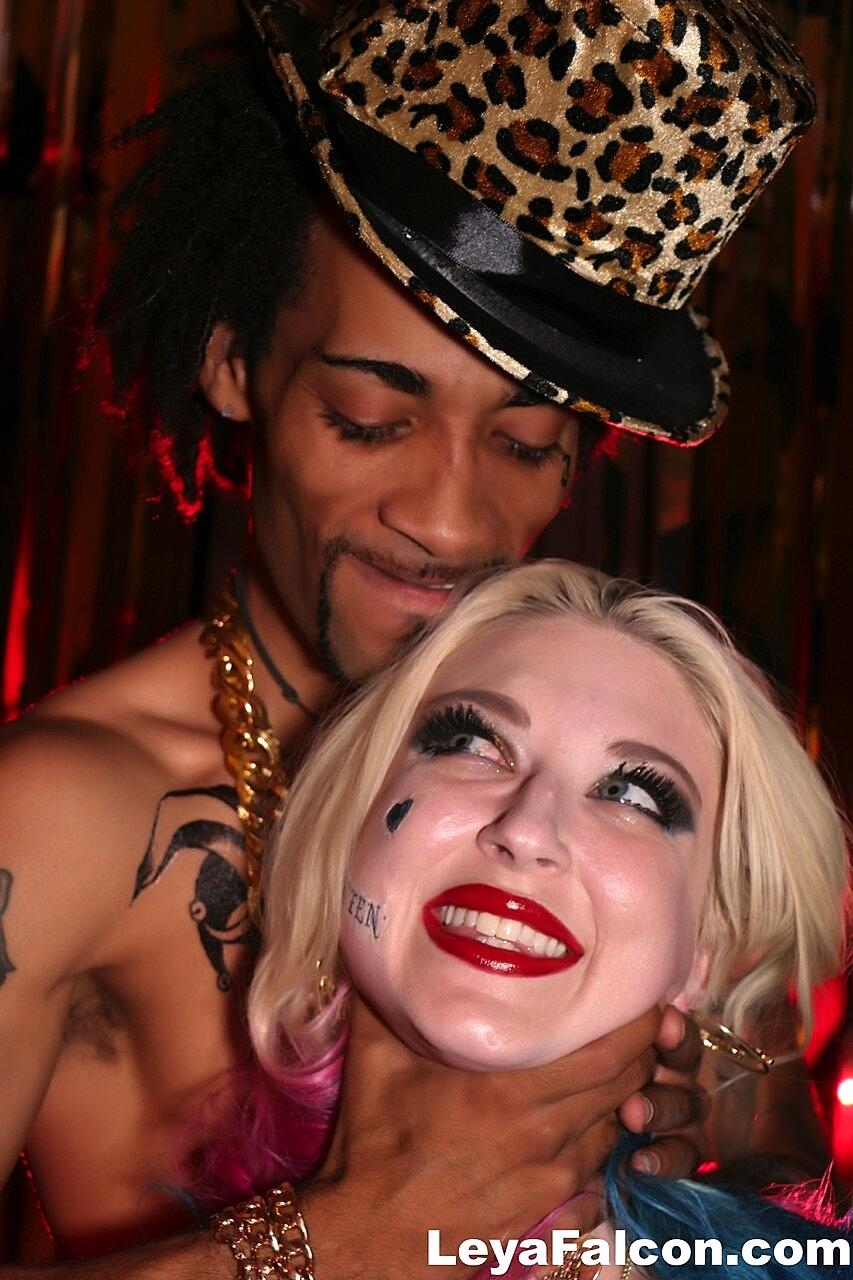 Blonde Milf Leya Falcon Divests Herself Of A Cosplay Outfit To Go Nude Big-Tits, Clothed, Fake-Tits, Milf, Tattoo