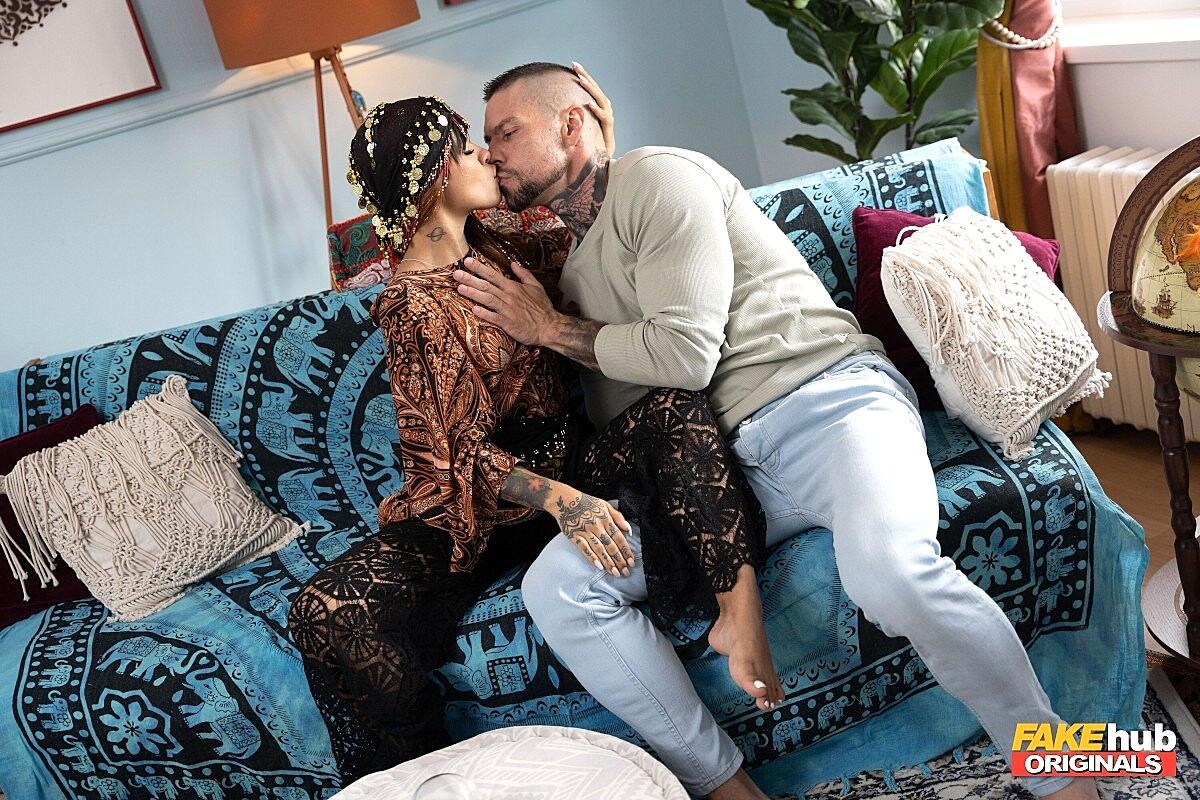 Fake Hub Featuring Angelo Godshack, Michy Perez Hot Images Amateur, Brunette, Colombian, European, Interracial