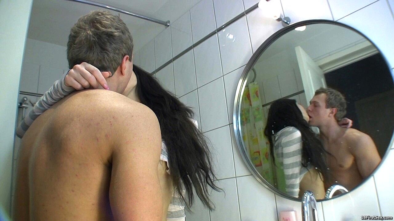 Brunette Teen Beauty Karina Gets Fucked From Behind By Her Bf In The Shower, Mimi Yuliya Amateur, Ass-Fucking, Bath, Doggy-Style, Hardcore