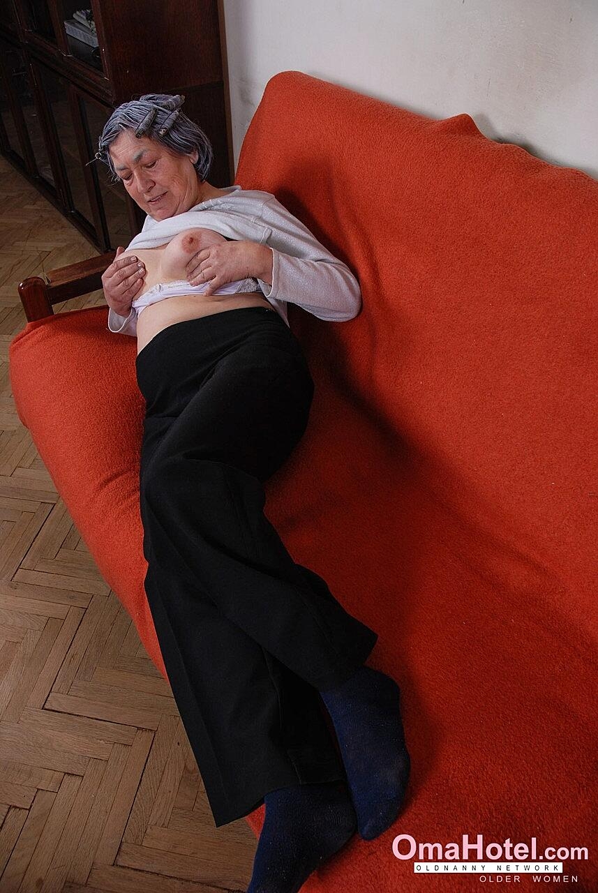 Grey Haired Granny Margarethe Reveals Her Amazing Breasts And Plays With A Toy Granny, Hairy, Lesbian, Mature, Saggy-Tits