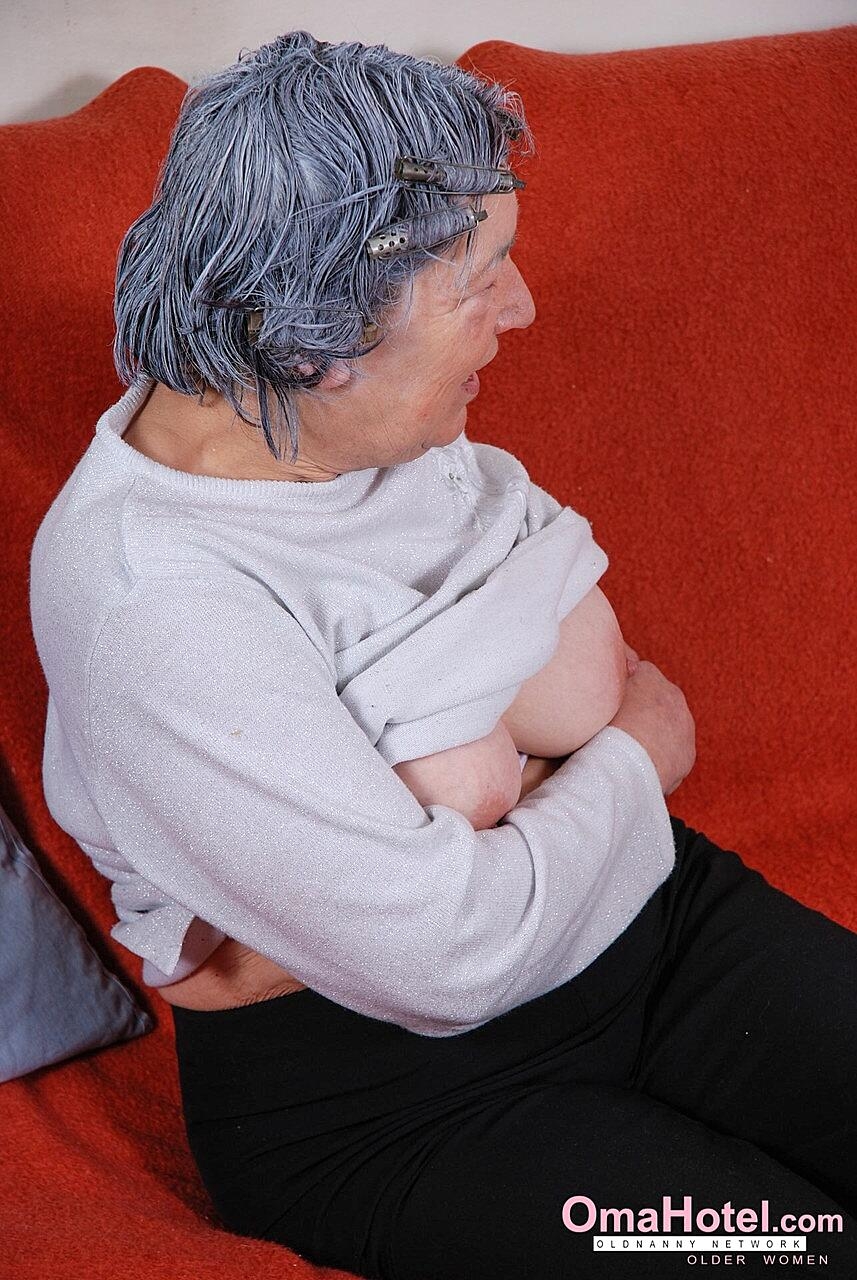 Grey Haired Granny Margarethe Reveals Her Amazing Breasts And Plays With A Toy Granny, Hairy, Lesbian, Mature, Saggy-Tits