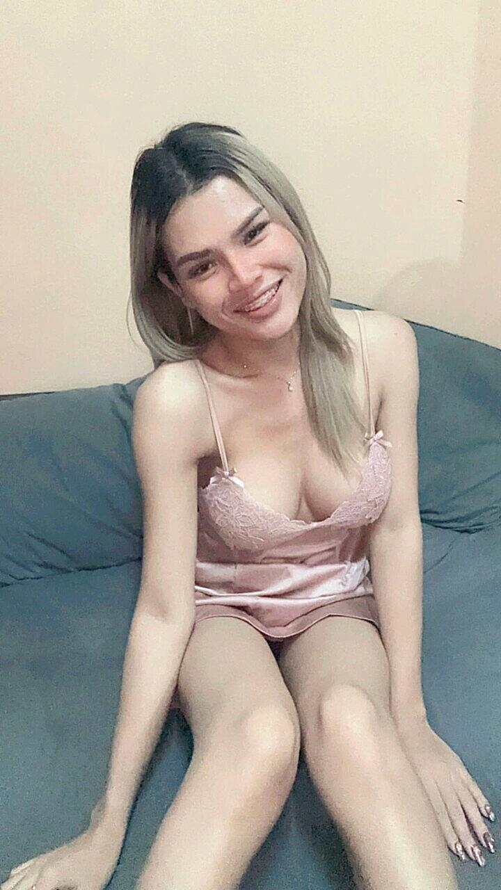 Busty babe Petite Trans Beauty teases with her big boobs in a sexy compilation